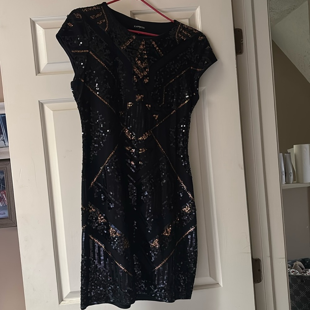 Express sequin dress, never worn without tags